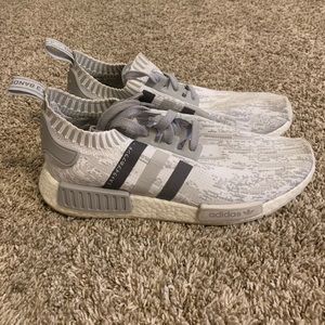 White Camo Adidas NMD’s